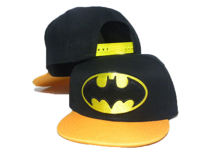 Kids Batman Black Snapback Hat DD 1